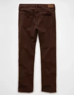 AE EasyFlex +TENCEL™ Fibers Original Straight Jean Dark Brown -American Eagle Fashion 0178 5297 203 b