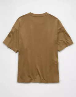 AE Boxy Vintage Graphic T-Shirt Khaki -American Eagle Fashion 0181 4117 212 b