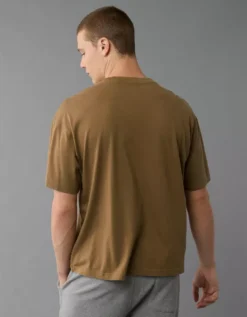 AE Boxy Vintage Graphic T-Shirt Khaki -American Eagle Fashion 0181 4117 212 d2