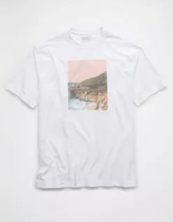 AE 24/7 Graphic T-Shirt White -American Eagle Fashion 0181 4422 100 f