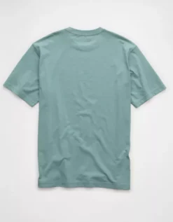 AE 24/7 Graphic T-Shirt Jade -American Eagle Fashion 0181 4422 333 b