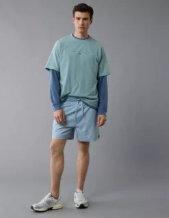 AE 24/7 Graphic T-Shirt Jade -American Eagle Fashion 0181 4422 333 os