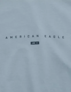 AE 24/7 Graphic T-Shirt Light Blue -American Eagle Fashion 0181 4422 401 d1