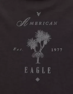 AE Logo Graphic T-Shirt Washed Black -American Eagle Fashion 0181 4485 167 d1