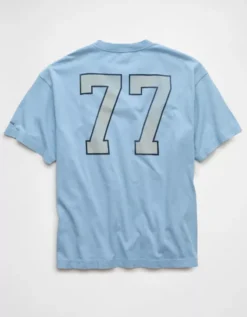 AE Boxy Nautical Graphic T-Shirt Soft Blue -American Eagle Fashion 0181 4652 440 b