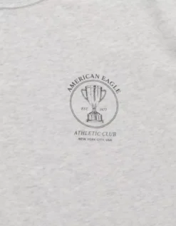 AE Boxy Logo Graphic T-Shirt Heather Frost -American Eagle Fashion 0181 4654 062 d1