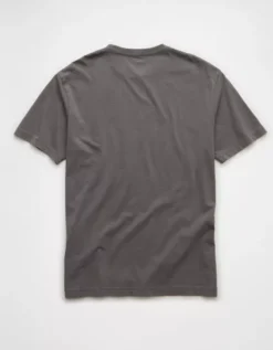 AE Logo Graphic T-Shirt Haze Grey -American Eagle Fashion 0181 4659 036 b
