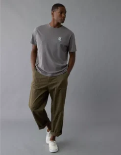 AE Logo Graphic T-Shirt Haze Grey