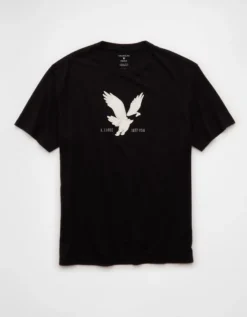 AE Graphic T-Shirt Black -American Eagle Fashion 0181 4675 001 f