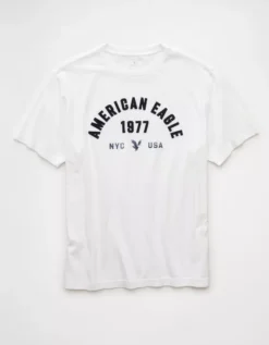 AE Graphic T-Shirt White -American Eagle Fashion 0181 4675 100 f