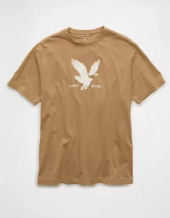 AE Graphic T-Shirt Khaki -American Eagle Fashion 0181 4675 212 f