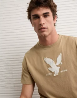 AE Graphic T-Shirt Khaki