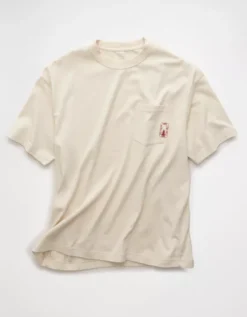 AE Boxy Nautical Graphic T-Shirt Bone Khaki -American Eagle Fashion 0181 4734 210 f
