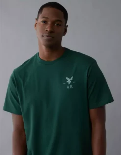 AE Lightweight Icon Logo Graphic T-Shirt Emerald