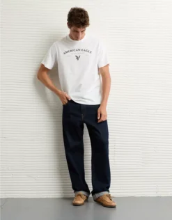 AE Lightweight Icon Logo Graphic T-Shirt Air White