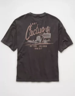 AE Boxy Destination Graphic T-Shirt Dark Gray -American Eagle Fashion 0181 4841 024 b