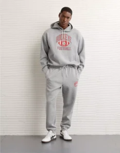 AE 24/7 Ohio State Buckeyes Graphic Jogger Heather Gray