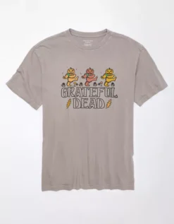 AE Super Soft Halloween Grateful Dead Graphic T-Shirt -American Eagle Fashion 0185 3241 020 f