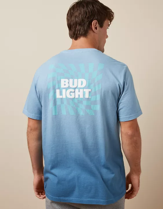 AE Super Soft Bud Light Graphic T-Shirt 2 AE Super Soft Bud Light Graphic T-Shirt - Image 2