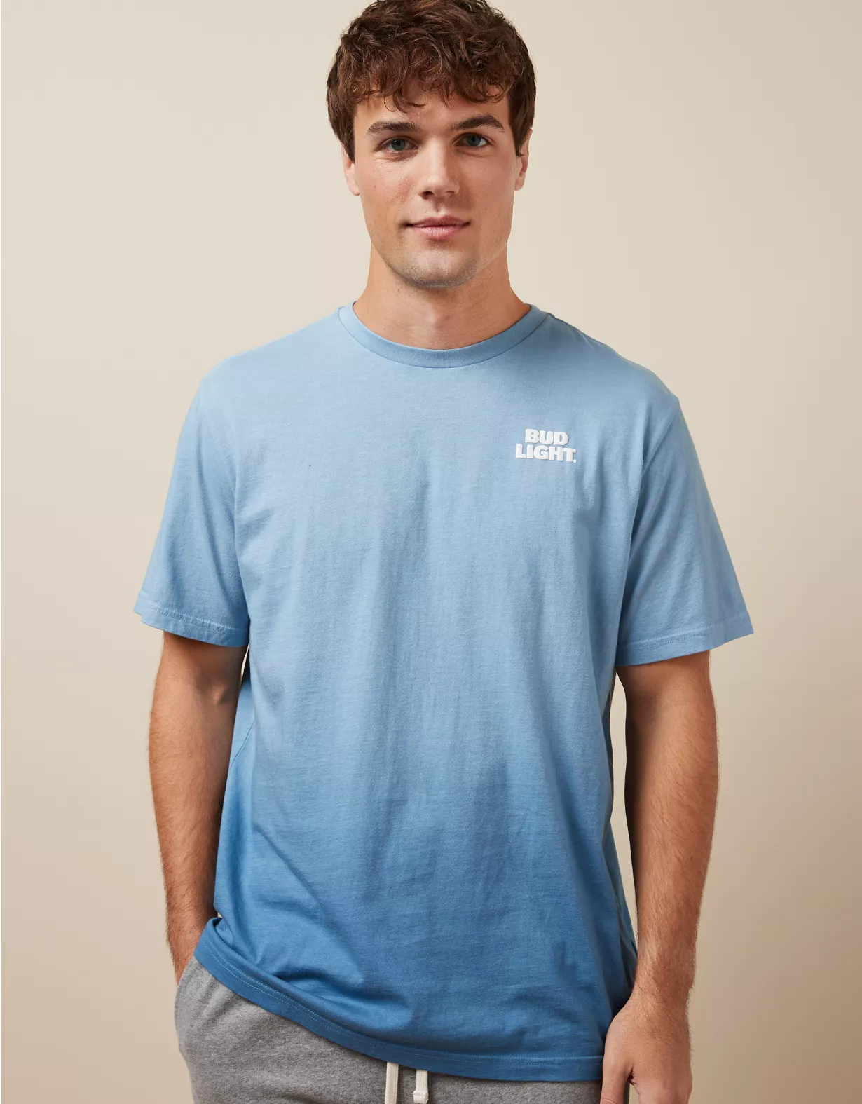 AE Super Soft Bud Light Graphic T-Shirt 1 AE Super Soft Bud Light Graphic T-Shirt