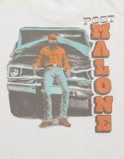 AE Boxy Post Malone Graphic T-Shirt Air White -American Eagle Fashion 0185 4698 101 d1