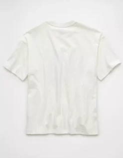 AE Boxy Chris Stapleton Graphic T-Shirt Air White -American Eagle Fashion 0185 4750 101 b