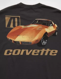 AE Boxy Corvette Graphic T-Shirt Dusted Slate -American Eagle Fashion 0185 4753 023 d1