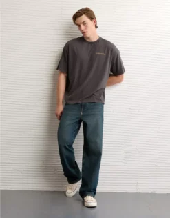 AE Boxy Corvette Graphic T-Shirt Dusted Slate