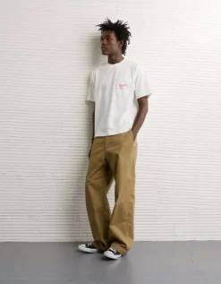 AE Boxy Miller Graphic T-Shirt White -American Eagle Fashion 0185 5052 100 os