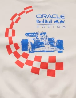 Oracle Red Bull Racing X AE Graphic Hoodie Cream -American Eagle Fashion 0186 2662 106 d1