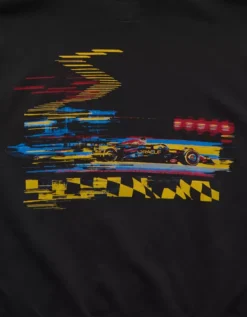 Oracle Red Bull Racing X AE Graphic Hoodie Washed Black -American Eagle Fashion 0186 2662 167 d1