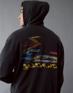 Oracle Red Bull Racing X AE Graphic Hoodie Washed Black