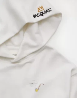 AE Jean-Michel Basquiat Graphic Hoodie White -American Eagle Fashion 0186 2743 100 d1