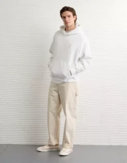 AE Jean-Michel Basquiat Graphic Hoodie White -American Eagle Fashion 0186 2743 100 os