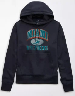 AE NFL Miami Dolphins Hoodie Onyx Black