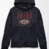 AE NFL San Francisco 49ers Hoodie Black Magic