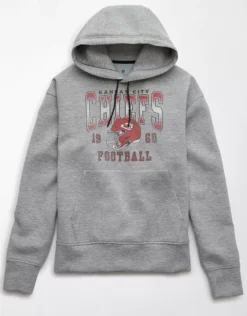 AE NFL Kansas City Chiefs Hoodie Gray Heather