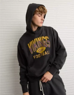 NFL Minnesota Vikings Graphic Hoodie Dark Shadow