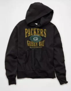 NFL Green Bay Packers Graphic Hoodie Black Charcoal -American Eagle Fashion 0188 2647 056 f