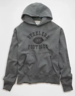 NFL Pittsburgh Steelers Graphic Hoodie Heather Gray -American Eagle Fashion 0188 2648 006 f