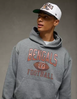 NFL Cincinnati Bengals Graphic Hoodie Grey -American Eagle Fashion 0188 2648 050 os
