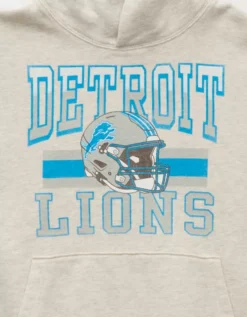 NFL Detroit Lions Graphic Hoodie Heather Frost -American Eagle Fashion 0188 2648 062 d1
