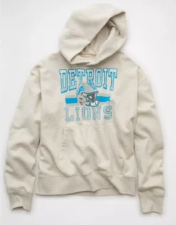NFL Detroit Lions Graphic Hoodie Heather Frost