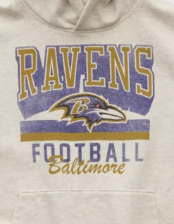 NFL Baltimore Ravens Graphic Hoodie Frosty Cream -American Eagle Fashion 0188 2648 102 d1