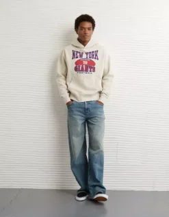 NFL New York Giants Graphic Hoodie Natural -American Eagle Fashion 0188 2648 109 os