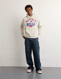 NFL Buffalo Bills Graphic Hoodie Soft Wheat