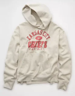 NFL Kansas City Chiefs Graphic Hoodie Oatmeal Heather -American Eagle Fashion 0188 2648 864 f