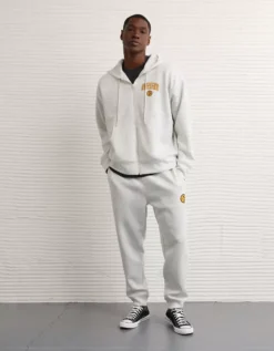 NFL Pittsburgh Steelers Graphic Zip-Up Hoodie Heather Frost -American Eagle Fashion 0188 2659 062 os