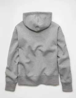 AE 24/7 Ohio State Buckeyes Graphic Hoodie Heather Gray -American Eagle Fashion 0188 2664 006 b