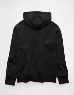 NFL San Francisco 49ers Graphic Zip-Up Hoodie Washed Black -American Eagle Fashion 0188 2711 167 b